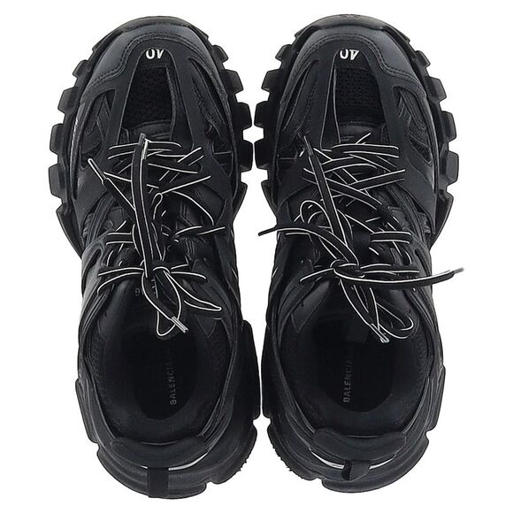 Balenciaga Track Sneakers in Black Polyurethane - Picture 2 of 8